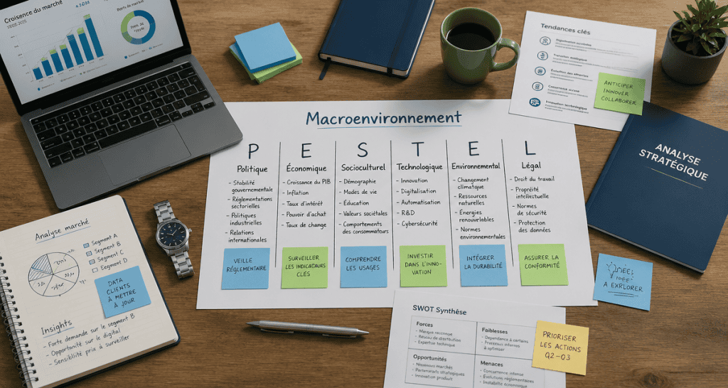 bureau analyste macroenvironnement PESTEL