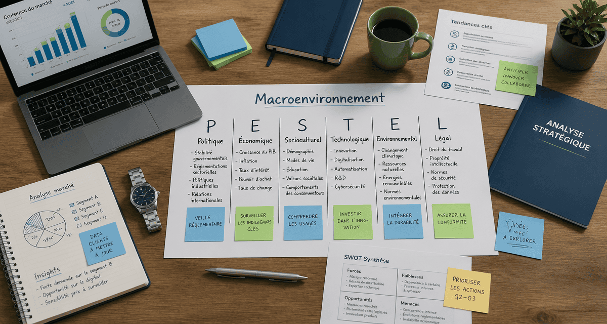 bureau analyste macroenvironnement PESTEL