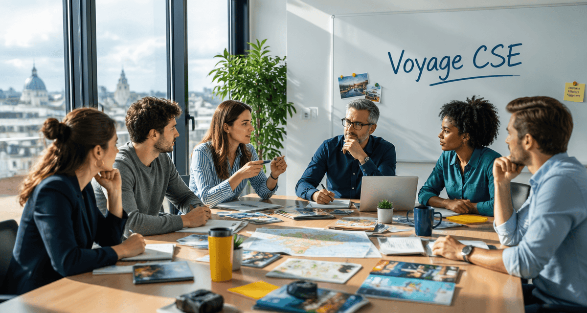 Voyage CSE réunion collaborateurs