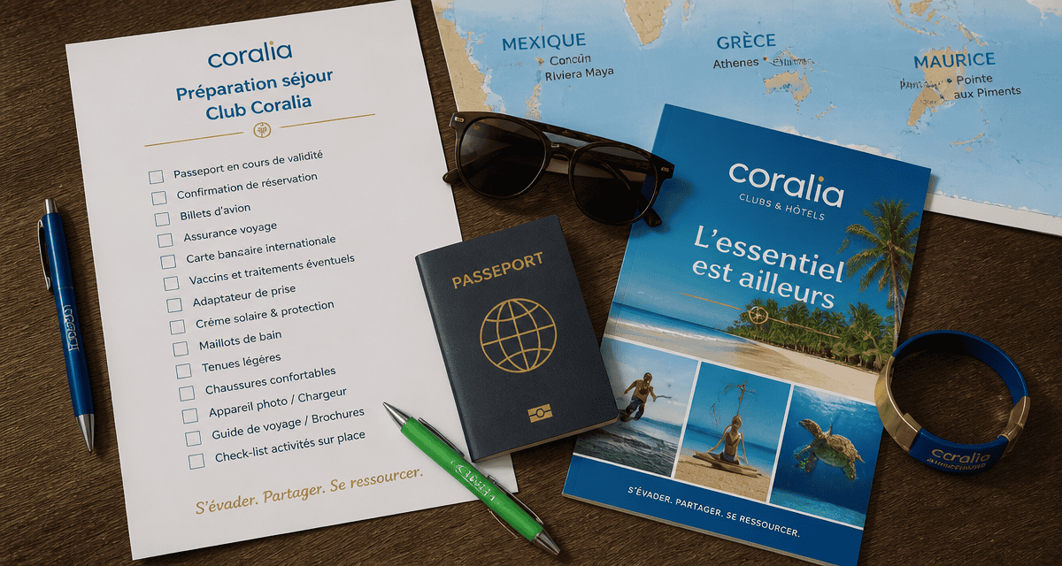 club coralia avis bureau voyage checklist