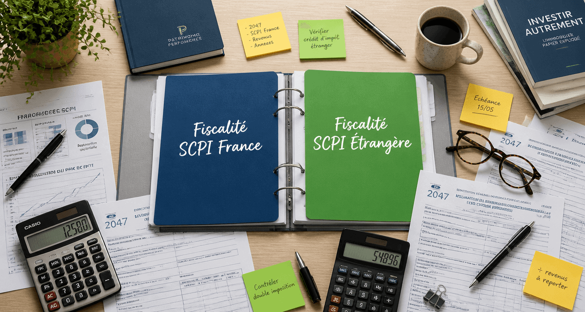 fiscalité scpi étrangère dossiers et formulaires