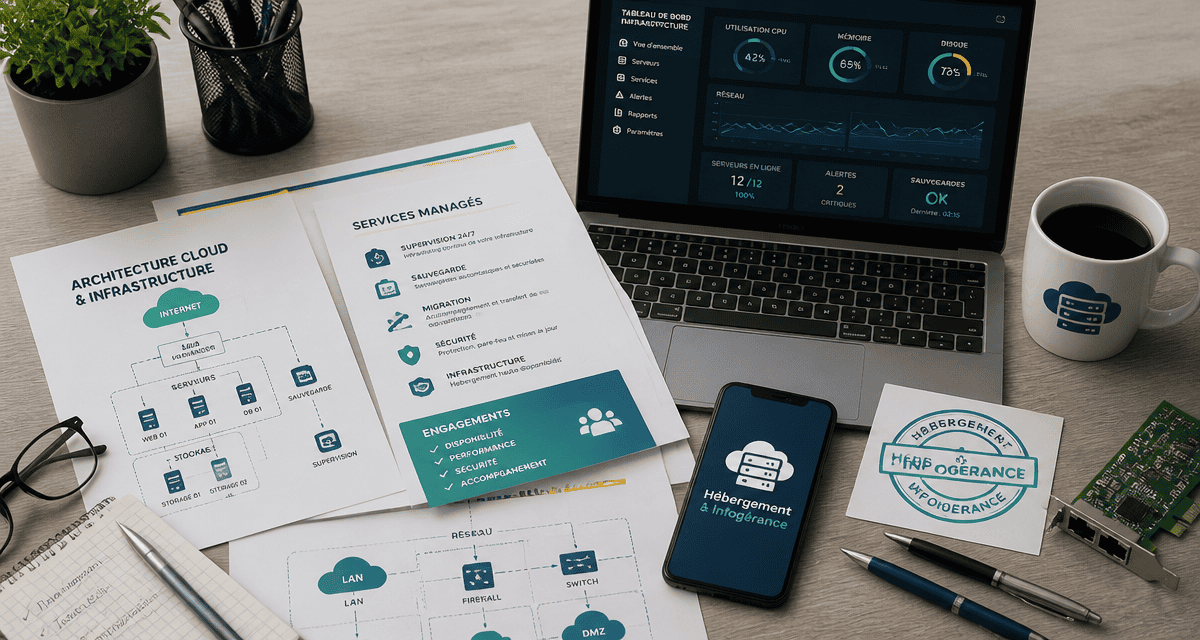hébergement et infogérance, bureau, monitoring