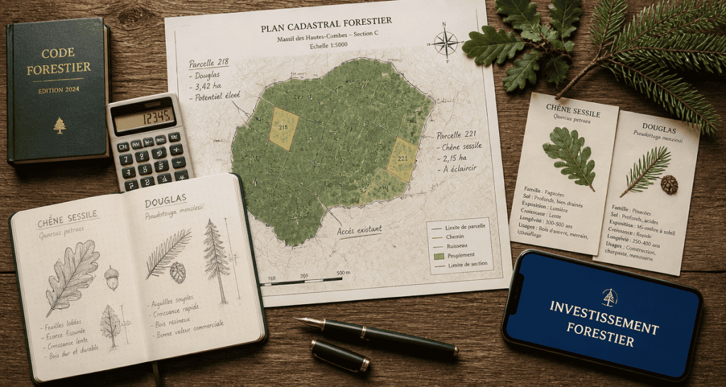Investir dans la foret table outils gestion