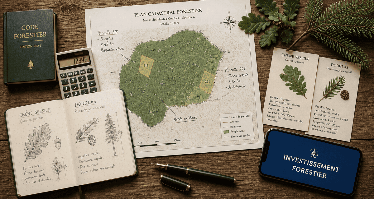 Investir dans la foret table outils gestion