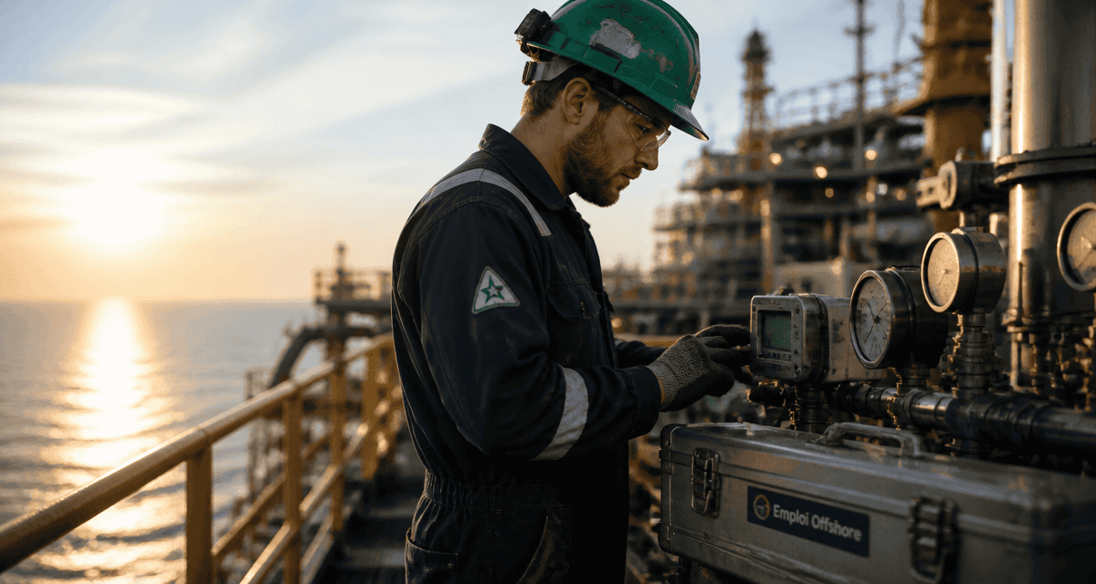 offre d emploi plateforme pétrolière etranger technicien