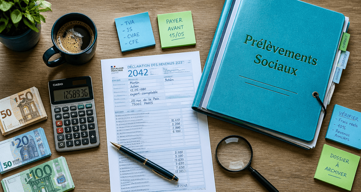 prelevement sociaux sur revenu foncier calculatrice declaration