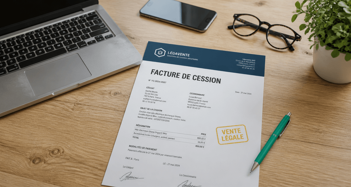 racheter le matériel de son entreprise, bureau, cession, ordinateur, facture