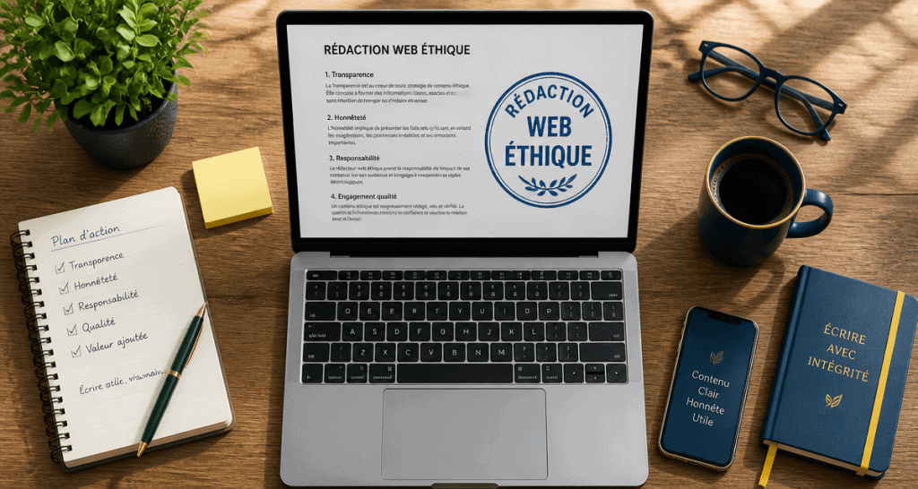 bureau rédaction web éthique moderne
