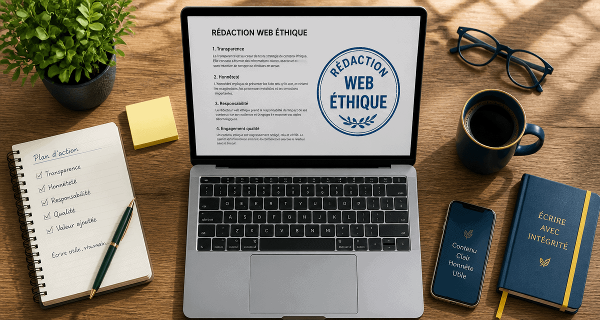 bureau rédaction web éthique moderne