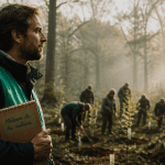 Technicien forestier metier dans la nature en foret