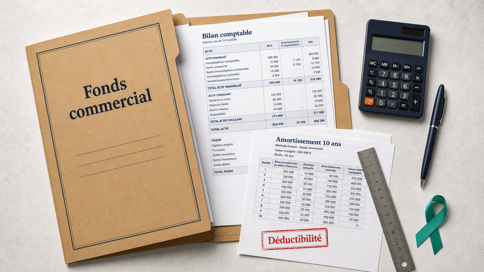 Amortissement du fonds commercial : déduction fiscale 2022-2025