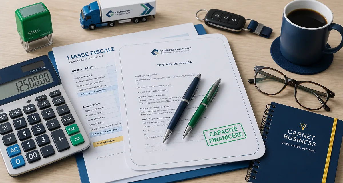 capacité financière transport calcul et dossier