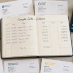 compte comptable interim registre factures bureau