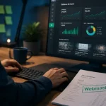 Emploi webmaster : compétences clés et tableau de bord web au travail