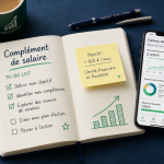 job complément de salaire to-do list euros smartphone