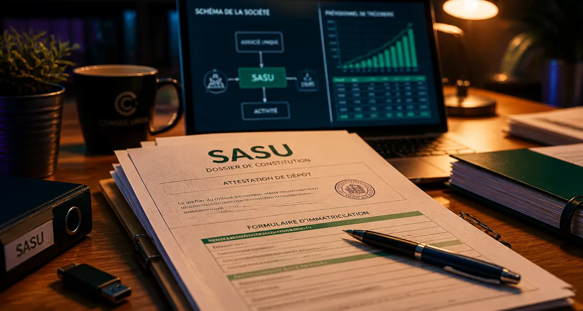 SASU forme juridique : dossier de dépôt et immatriculation
