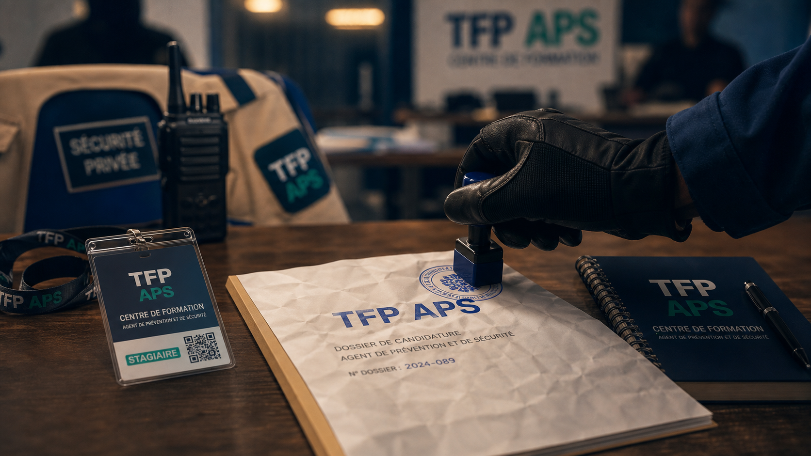 Sécurité CQP : TFP APS, cachet et carte professionnelle