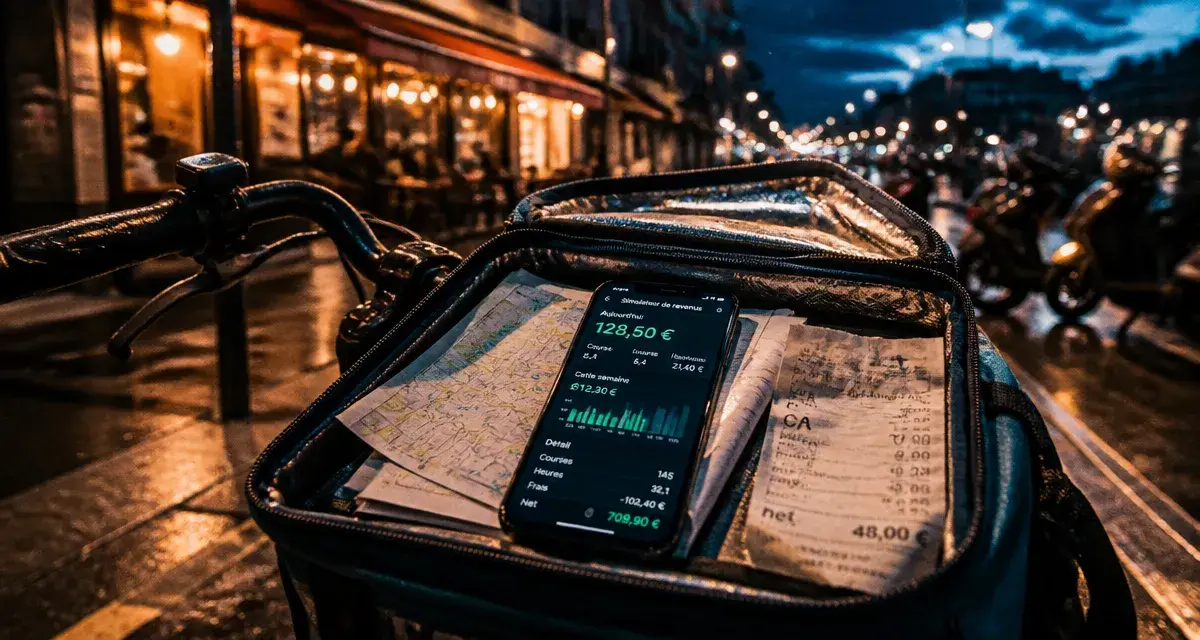 simulateur salaire uber eats : estimation revenus réels pour livreur