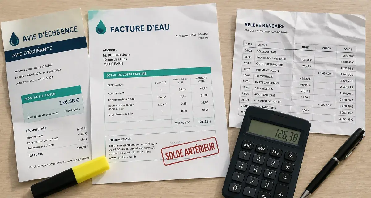 solde anterieur sur facture à vérifier pour éviter erreurs
