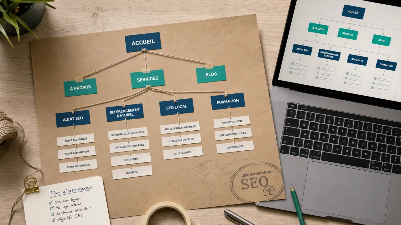 arborescence seo : silos et cocon sémantique