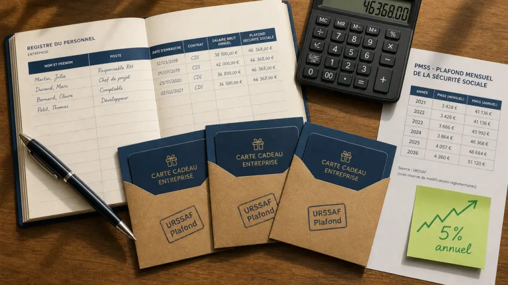 Cartes cadeaux salariés : maîtriser les plafonds URSSAF et les règles d&rsquo;exonération