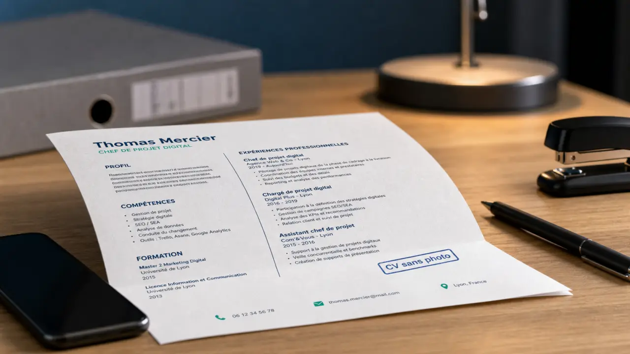Photo sur CV : cv sans photo, utile ou risqué ?