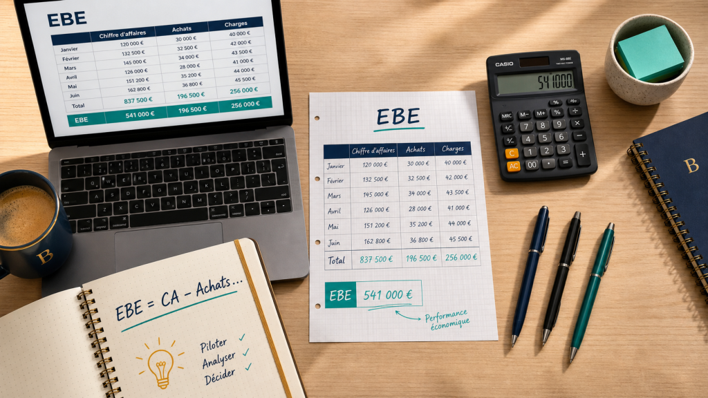 EBE calcul : formule de rentabilité et pilotage
