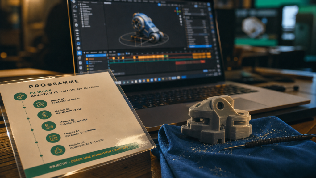 Formation 3D : Blender, Maya et impression FDM