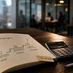 Gagner 10000 euros par mois : carnet, calculatrice et graphique