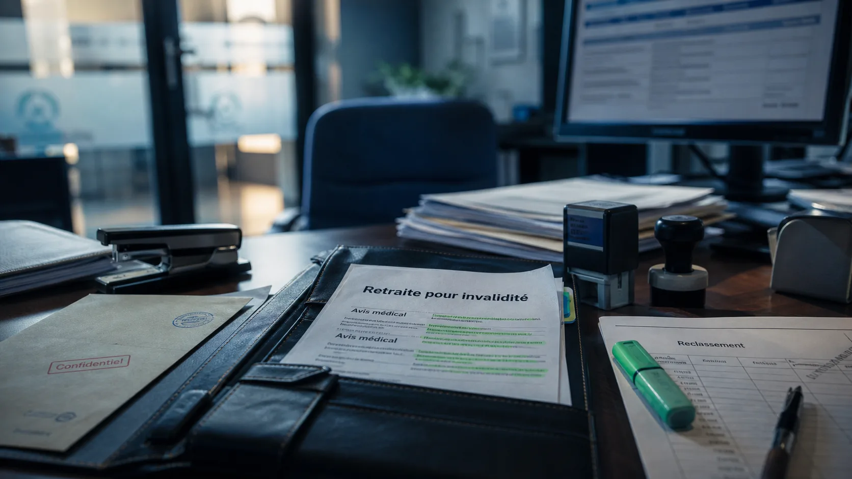 Peut-on refuser une retraite pour invalidité fonction publique ? Dossier reclassement et avis médicaux