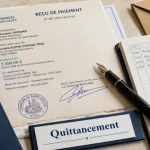 Quittancement définition : documents et preuve de paiement (quittance)