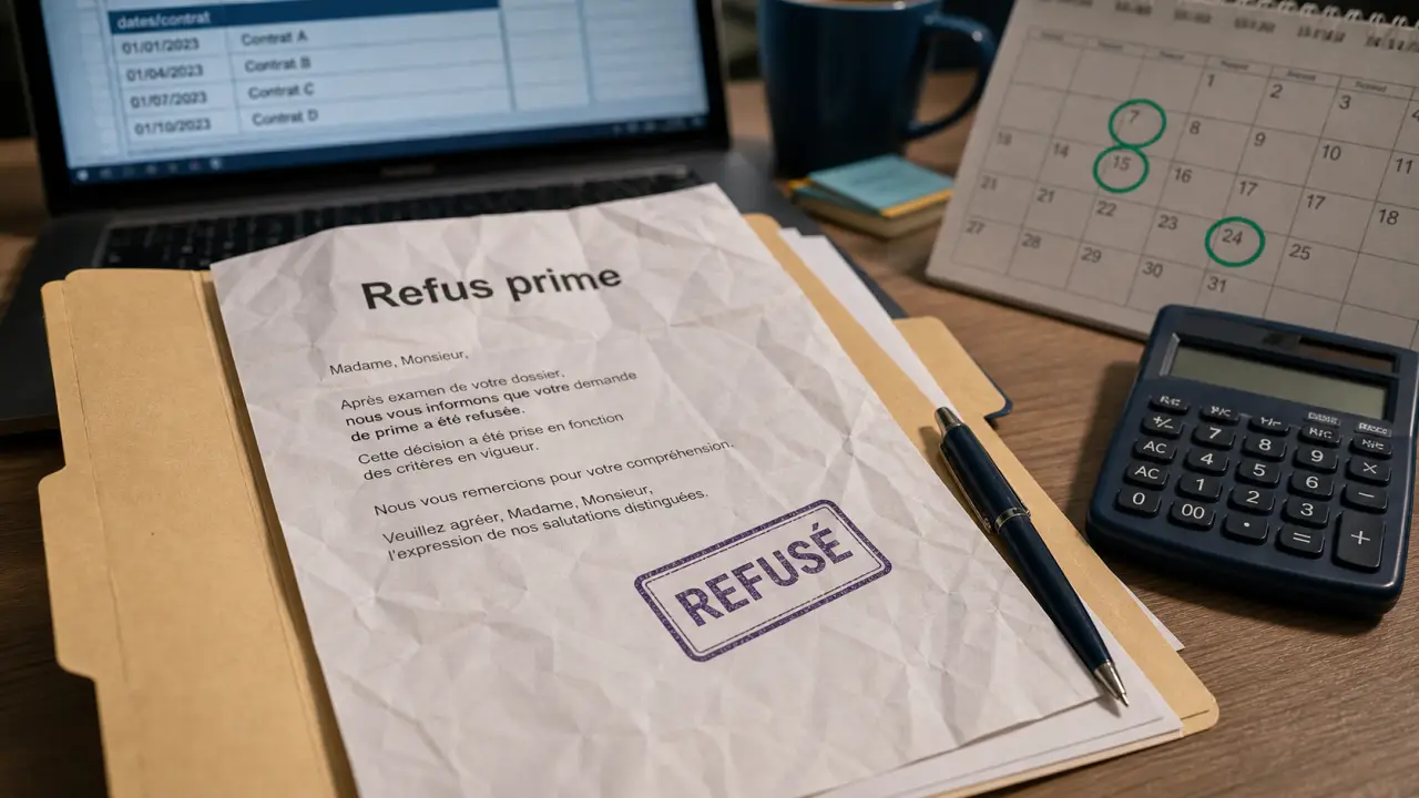 refus prime de reclassement csp : délais et recours