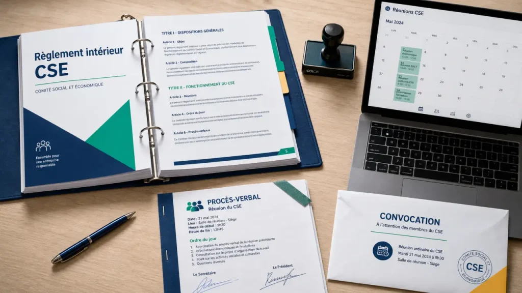 Règlement intérieur CSE : document pour comité social et économique