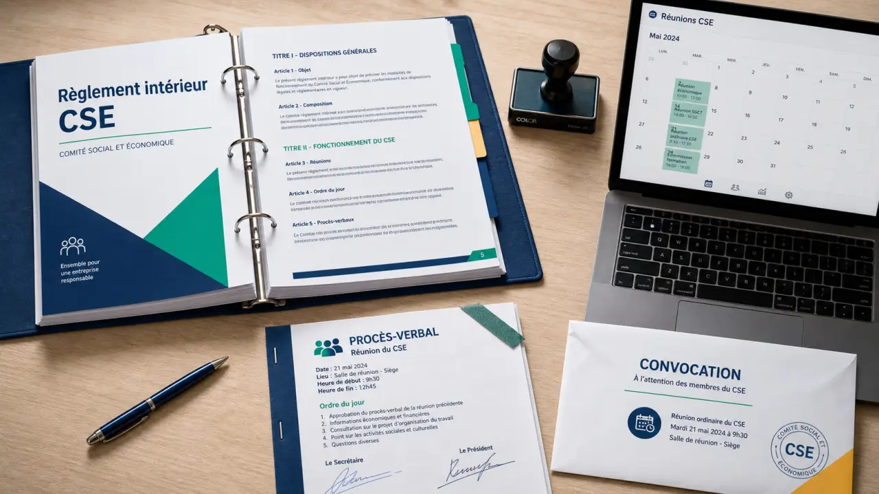 Règlement intérieur CSE : document pour comité social et économique