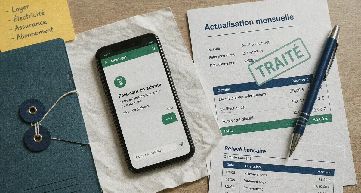 Retard paiement france travail : actualisation et délai bancaire, recours