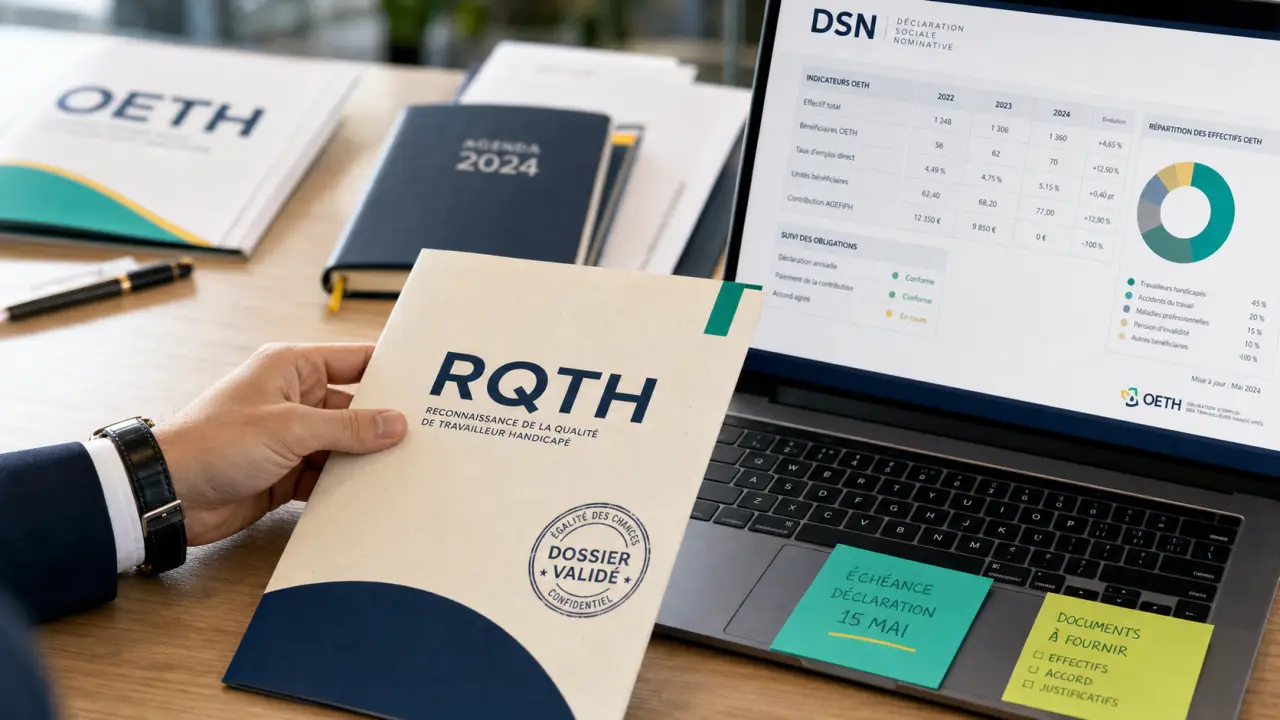 Travailleur indépendant handicapé urssaf : RQTH et OETH, dossier et DSN