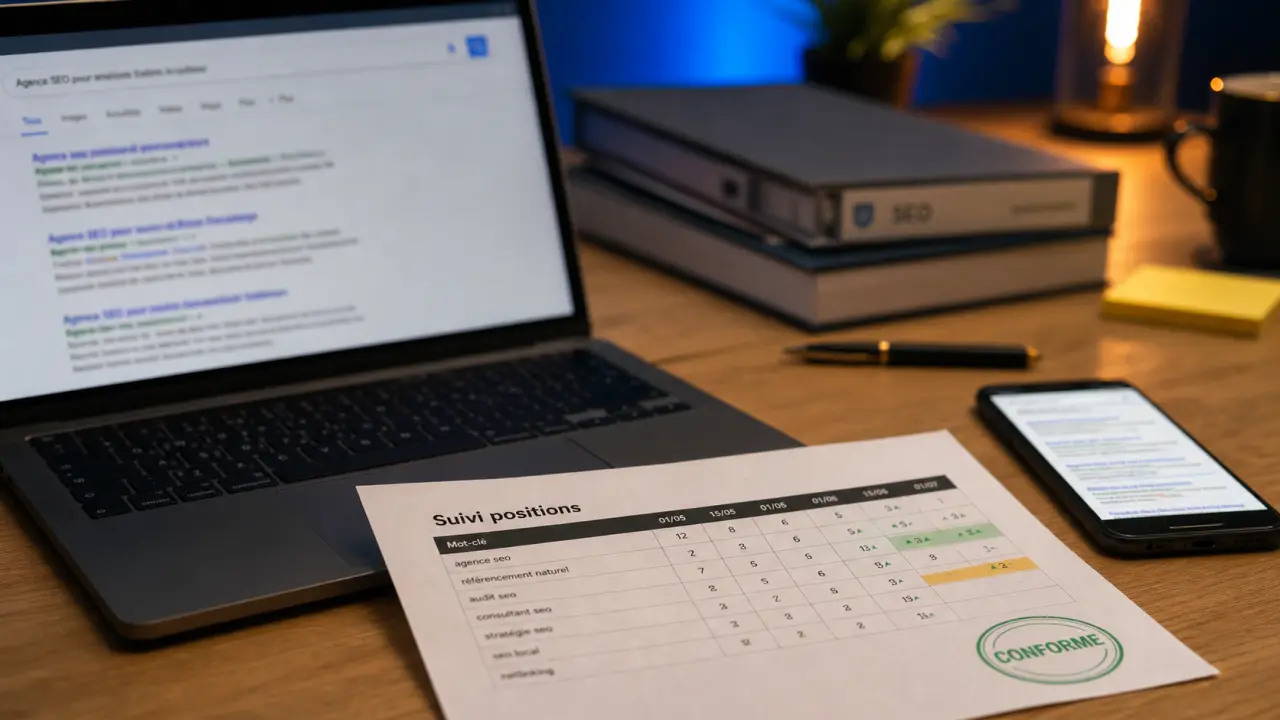 Vérifier position google avec suivi mots-clés (SERP mobile)
