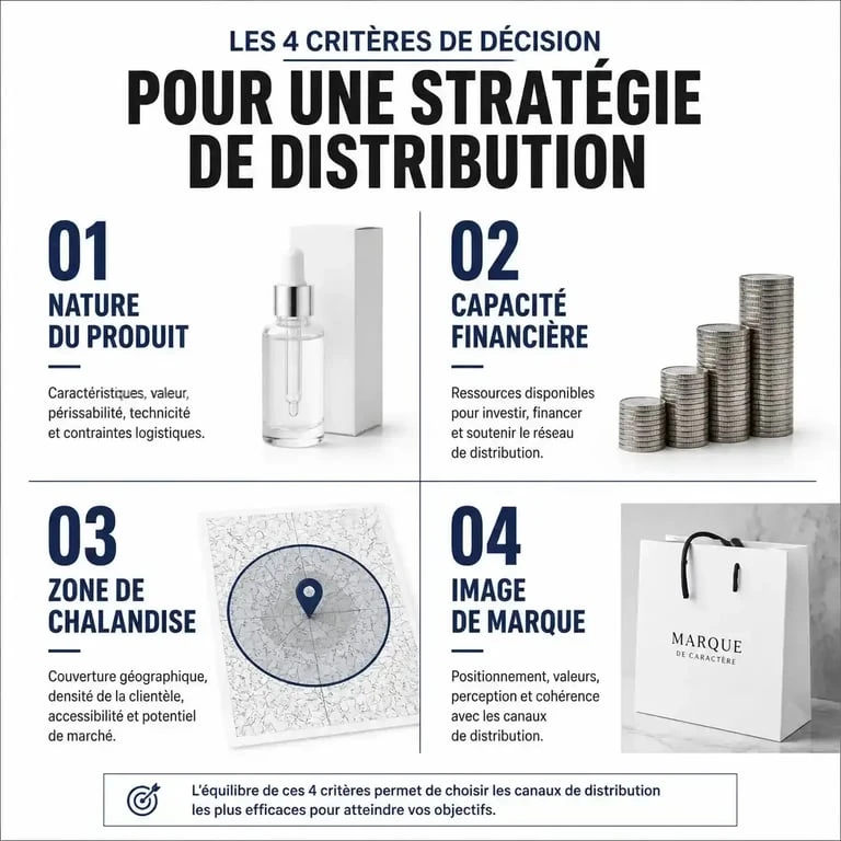 Les 4 critères de choix pour une stratégie de distribution optimale