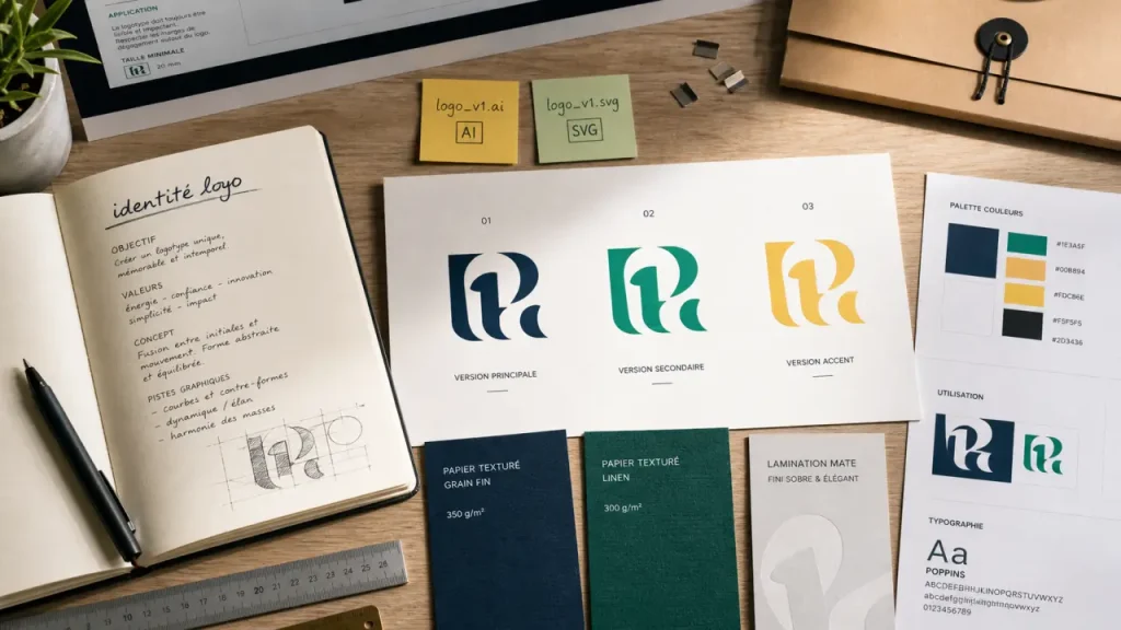 Graphiste pour logo : tarifs, fichiers livrés et pièges à éviter avant de signer