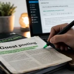 Guest posting, backlinks contextuels, risque Google