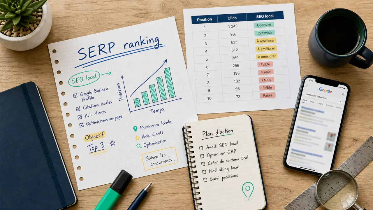 Ranker SEO : SERP, score et trafic qualifié