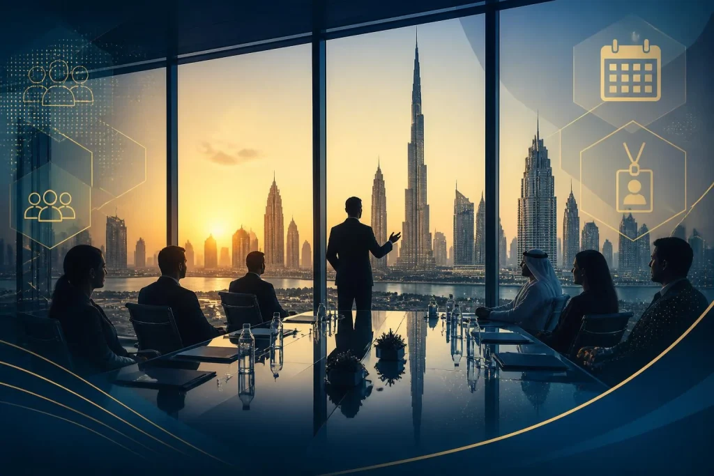 Séminaire d&rsquo;entreprise stratégique à Dubaï : 3 formats, bons quartiers et pièges logistiques à éviter