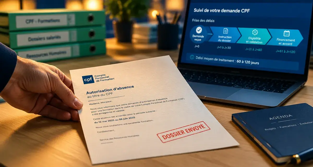 Formation cpf sur temps de travail : 60 jours pour demander