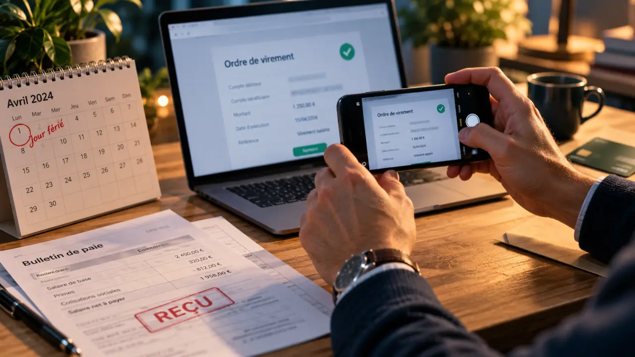 Peut on recevoir son salaire un jour férié : virement et fiche de paie reçue