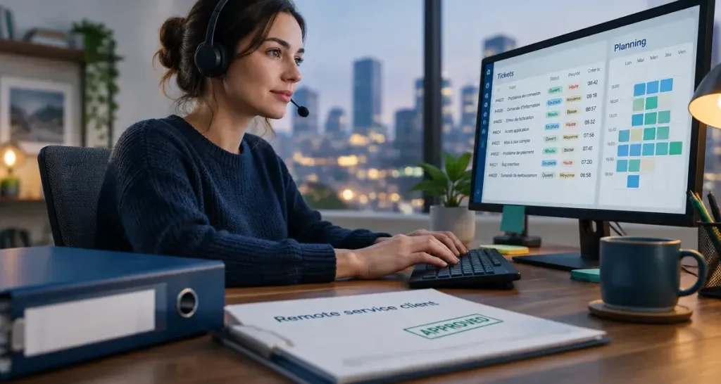 Les remote client service jobs demandent un vrai tri entre télétravail et fausses promesses