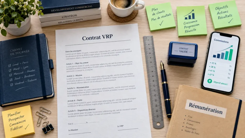 Contrat de VRP : que faut-il prévoir pour sécuriser rémunération, exclusivité et rupture ?